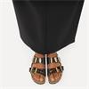 Birkenstock Arizona Leather Croc Print - Black